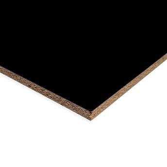 لوح خشب مغطى بالميلامين (25 × 240 × 1.8 سم، أسود)