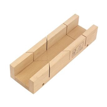 صندوق خشبي للقطع بزوايا مائلة (30 × 9 × 5.5 سم)