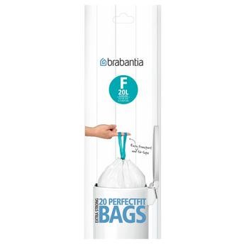 Brabantia F Perfect Fit Trash Bags Pack (20 L, 20 Pc.)