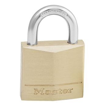 Master Lock Brass Key Padlock W/Keys (4.9 x 3 x 1.2 cm)