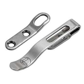 Leatherman Steel Pocket Clip & Lanyard Ring Set