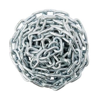 Diall Zinc-Plated Steel Welded Chain (3 mm x 2.5 m)