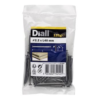 Diall Carbon Steel Round Wire Nail Pack (2.2 x 40 mm)