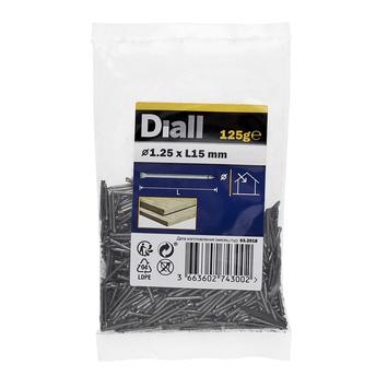 Diall Carbon Steel Lost Head Nail Pack (1.25 x 15 mm)