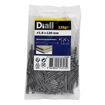 Diall Carbon Steel Lost Head Nail Pack (1.6 x 30 mm)