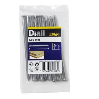 Diall Carbon Steel Oval Nail Pack (5 cm)