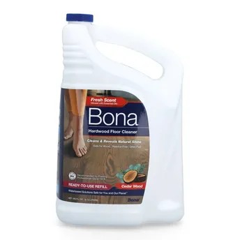 سائل إعادة تعبئة لتنظيف معطر للأرضيات بونا (4.73 لتر، خشب الأرز)