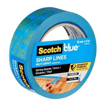 3M Scotch Blue Sharp Lines Advanced Masking Tape, 2093 (3.6 x 4100 cm)