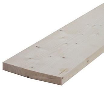Metsa Wood Whitewood Spruce Rough Sawn Softwood Timber (2.5 x 20 x 240 cm)