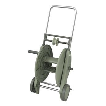 Verve Steel Empty Hose Reel Cart W/Wheels (48 x 72 x 38.2 cm)