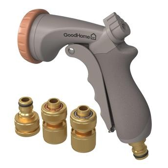GoodHome Metal Multi Spray Gun Starter Set (5.5 x 16.5 x 12 cm)