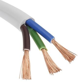 Oshtraco 3-Core Flexible Copper Cable Roll (4 mm x 1 m, Sold Per Meter)