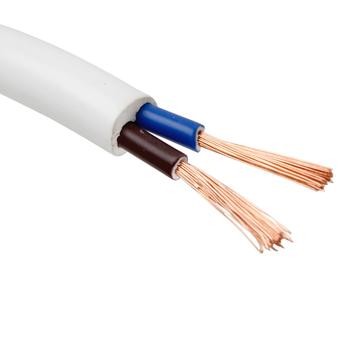 Oshtraco 2-Core Flexible Copper Cable Roll (2.50 mm x 1 m, Sold Per Meter)