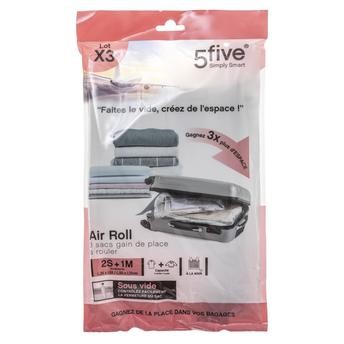 5Five Air-Roll Vacuum Bag (70 x 50 x 0.2 cm, 3 Pc.)