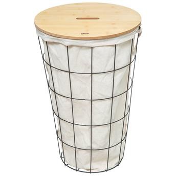 5Five Modern Metal Laundry Basket (38.5 x 38.5 x 57 cm)