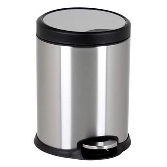 Orchid Stainless Steel Pedal Dustbin (5 L, 20.32 x 27.94 x 27.58 cm)