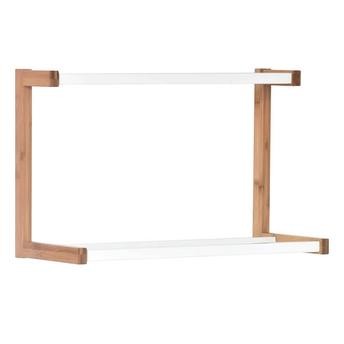 Tendance MDF Bamboo Frame Towel Rack (55 x 23 x 35 cm)