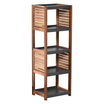 Tendance Acacia MDF 5-Shelves Cabinet (36.5 x 30 x 108.5 cm)