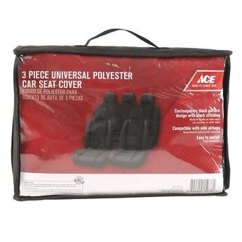 Ace Polyester Universal Car Seat Cover I Pack (3 Pc.)