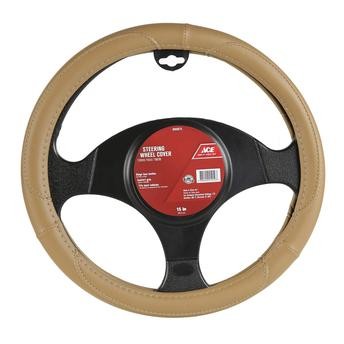 Ace Microfiber Faux Leather Steering Wheel Cover III
