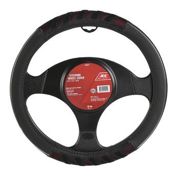 Ace Microfiber Faux Leather Steering Wheel Cover IV