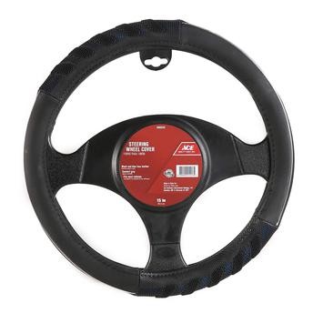 Ace Microfiber Faux Leather Steering Wheel Cover VI