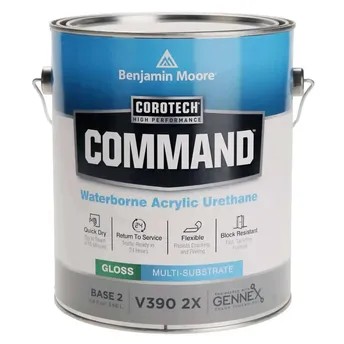 Benjamin Moore Corotech Command Waterborne Interior & Exterior Paint (4.75 L, Base 2, White)
