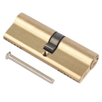 Smith & Locke Brass Cylinder Lock Set (100 x 33 x 17 mm)