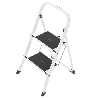 Hailo Basicline 2-Tier Step Ladder (48 x 5.5 x 90 cm)