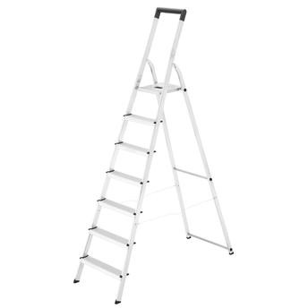 Hailo Selekta Basicline 7-Tier Step Ladder (53 x 12 x 229 cm)