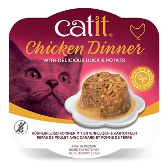 طعام قطط تشيكن دينر كاتيت (بط وبطاطا، 80 جرام)