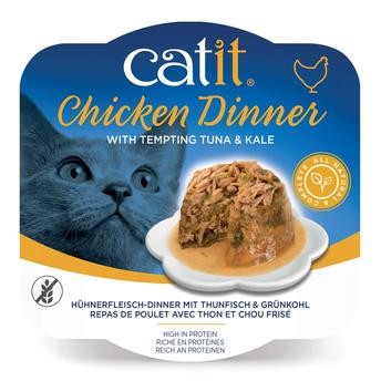 طعام قطط تشيكن دينر كاتيت (تونة ولفت، 80 جرام)