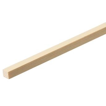 Cheshire Mouldings Smooth Square Edge Pine Stripwood (10.5 x 11 x 900 mm)