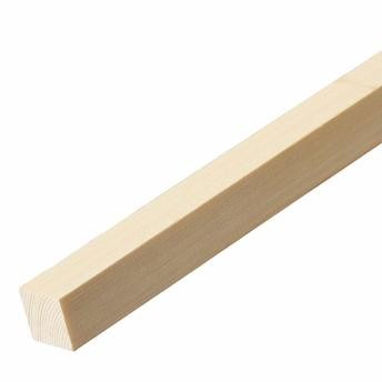 Cheshire Mouldings Smooth Square Edge Pine Stripwood (21 x 21 x 900 mm)