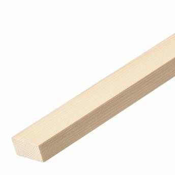 Cheshire Mouldings Smooth Square Edge Pine Stripwood (21 x 36 x 900 mm)
