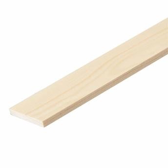 Cheshire Mouldings Smooth Square Edge Pine Stripwood (6 x 46 x 2400 mm)