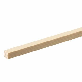 Cheshire Mouldings Smooth Square Edge Pine Stripwood (6 x 6 x 2400 mm)