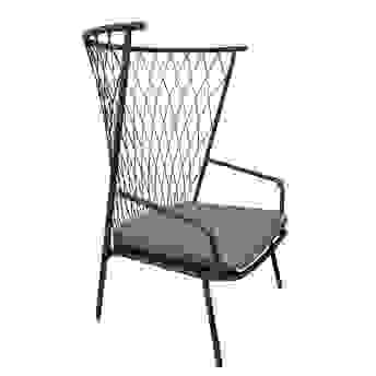 كرسي ألمنيوم مفرد بحبل مع مَرتبة آيكون (88 × 84 × 125 سم)