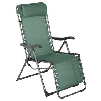 كرسي فولاذ عام بمقعد وذراعين للاسترخاء قابل للطي سيلوس (64 × 93 × 110 سم)