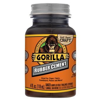 Gorilla Craft Rubber Cement (118 ml, Clear)