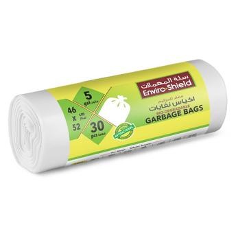 Enviro Shield Plastic Trash Bag Roll (18 L, 30 Pc.)