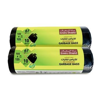 Enviro Shield Plastic Trash Bag Roll Value Pack (250 L, 20 Pc.)