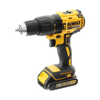 Dewalt XR Brushless Li-ion Cordless Compact Hammer Drill Driver W/Battery & Charger, DCD778S2-GB (18 V)