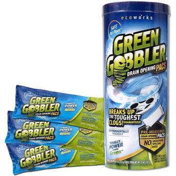 Green Gobbler Ecoworks Powder Drain Opener Pack (0.24 L, 3 Pc.)