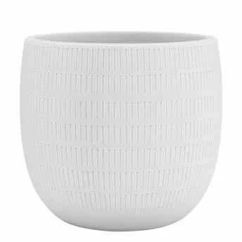 Artevasi Aura Ceramic Pot (25 cm, White)