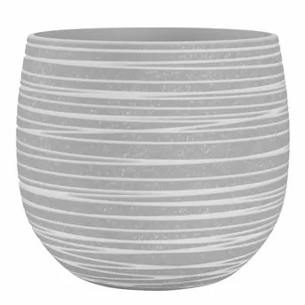 Artevasi Doris Ceramic Pot (25 cm, Gray)