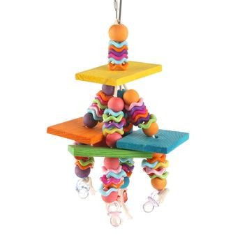 Coollapet Wiggles & Wafers Bird Toy (14 x 2 x 10 cm)