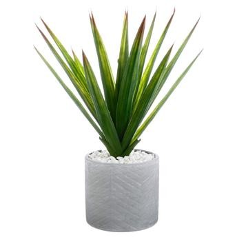 Atmosphera Artificial Aloe Vera Plant W/Ceramic Pot (47 cm)