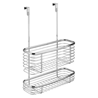 iDesign Axis X3 2-Tier Over-the-Cabinet Storage Basket (45.09 x 29.97 x 13.97 cm)