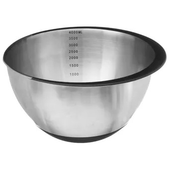 5Five Stainless Steel Mixing Bowl W/Rubber Edges (27 x 13.2 cm)